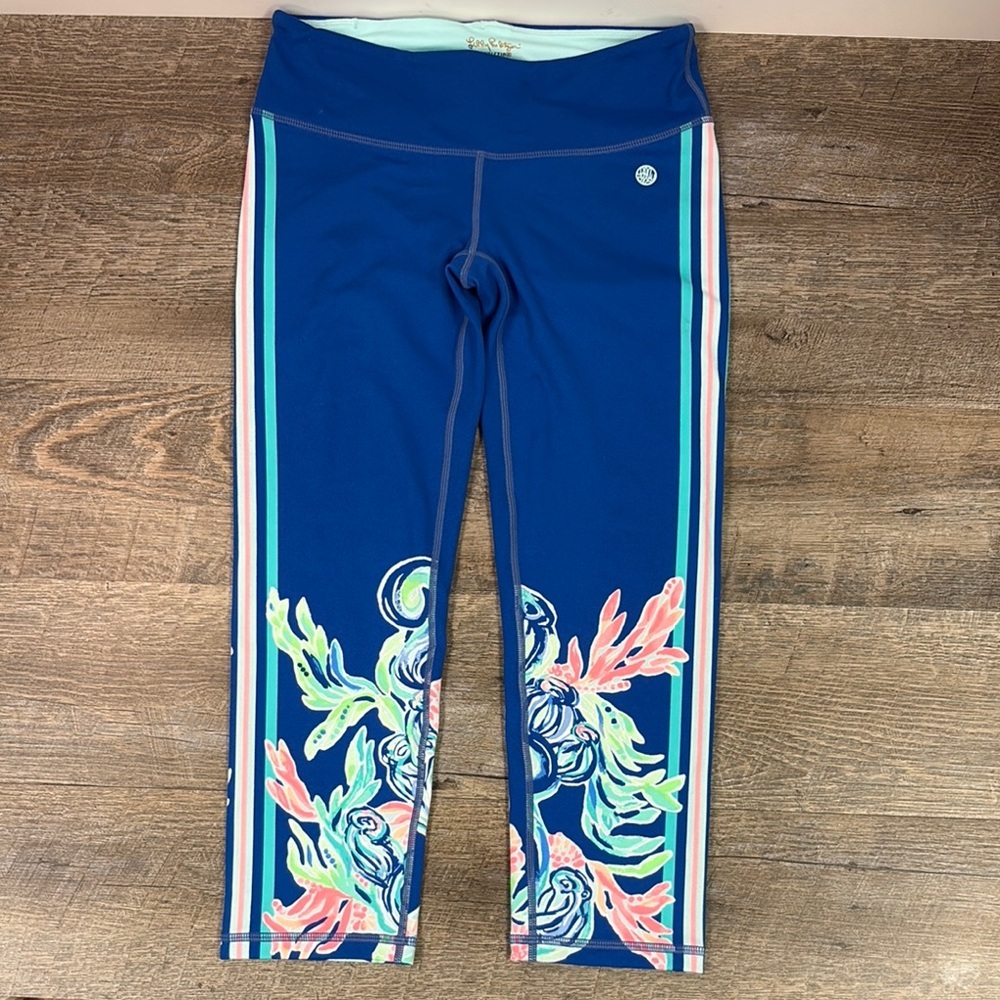Lilly Pulitzer Luxletic Weekender Cropped Leggings Size Small